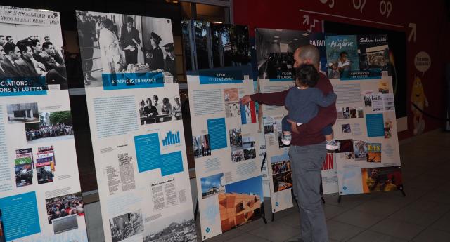Présentation de l'exposition "La guerre d'Algérie. Histoire commune, mémoires partagées?"