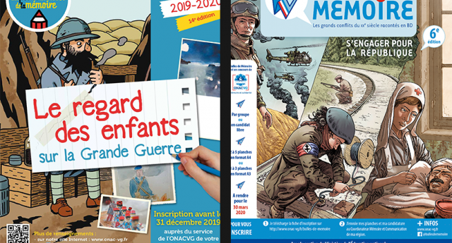 Édition 2019-2020 des concours scolaires de l'ONACVG !