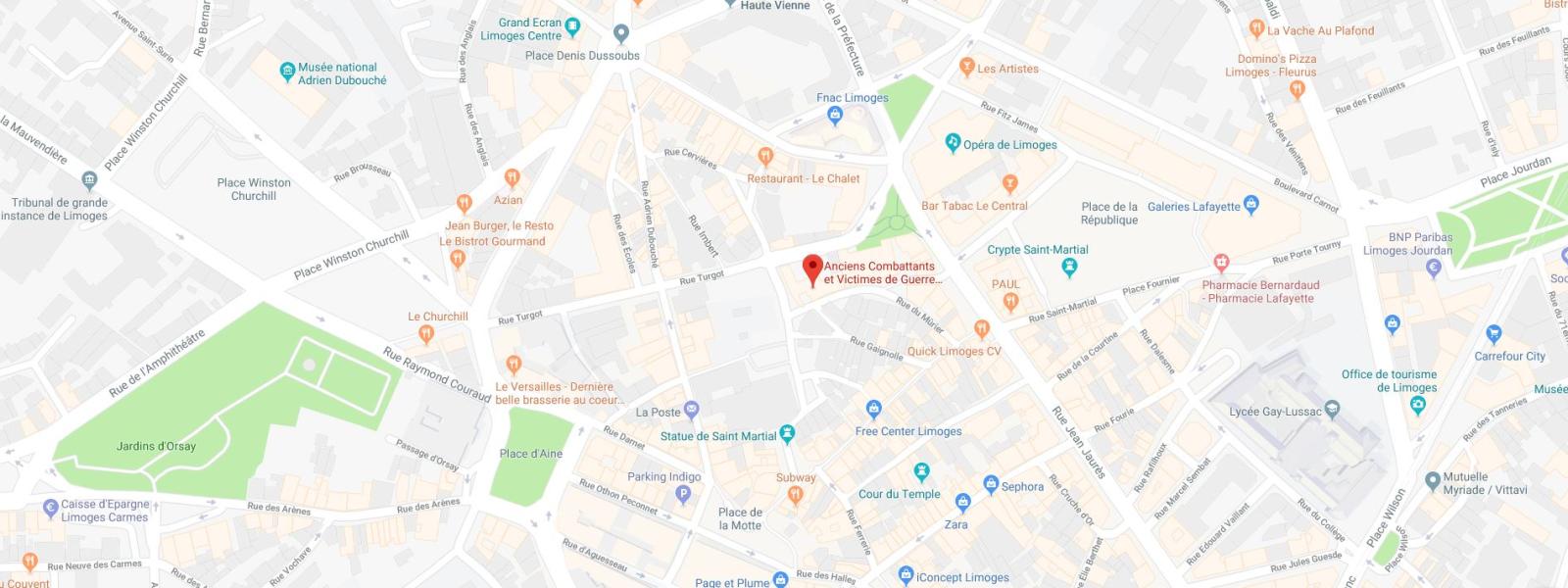 carte service départemental de l'onacvg de la haute-vienne