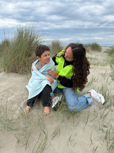 Reconstitution de la photo « un enfant » par Eva LAUGIER 