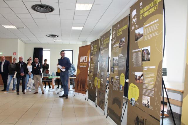 Présention de l'exposition OPEX de l'ONACVG