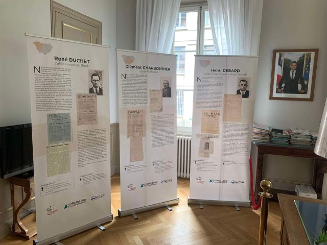 Panneaux de l'exposition