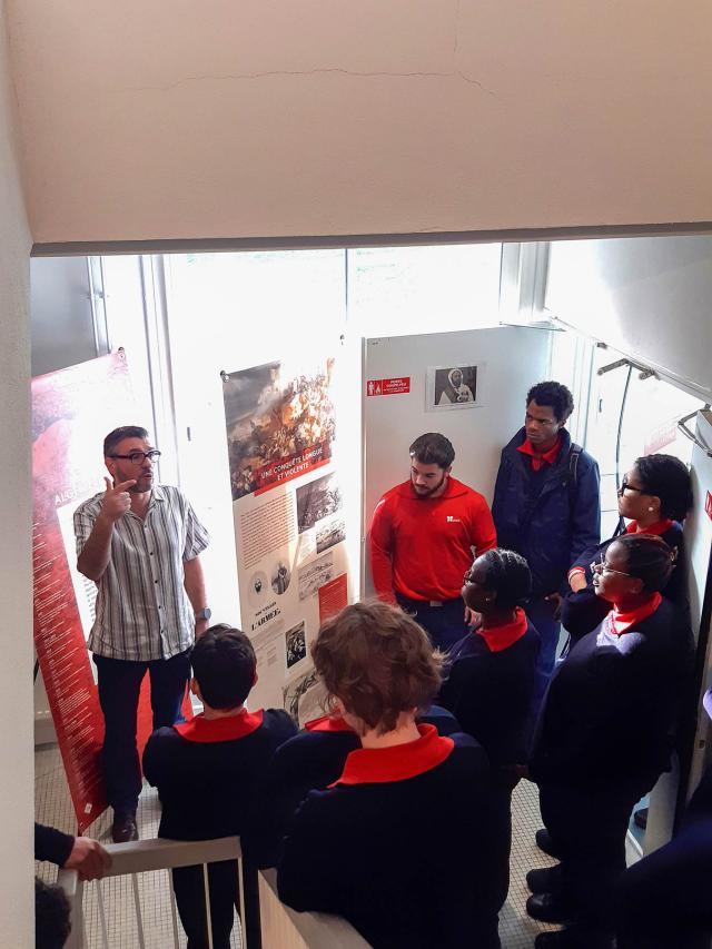 Présentation de l'exposition de l'ONaCVG sur la guerre d'Algérie