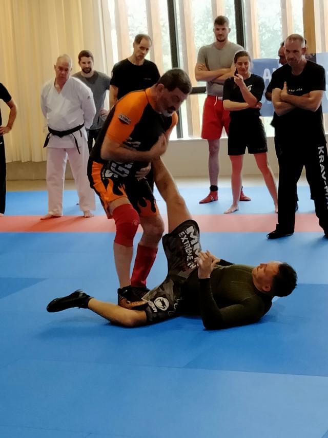 Démonstration de Sambo par Hervé Gheldman