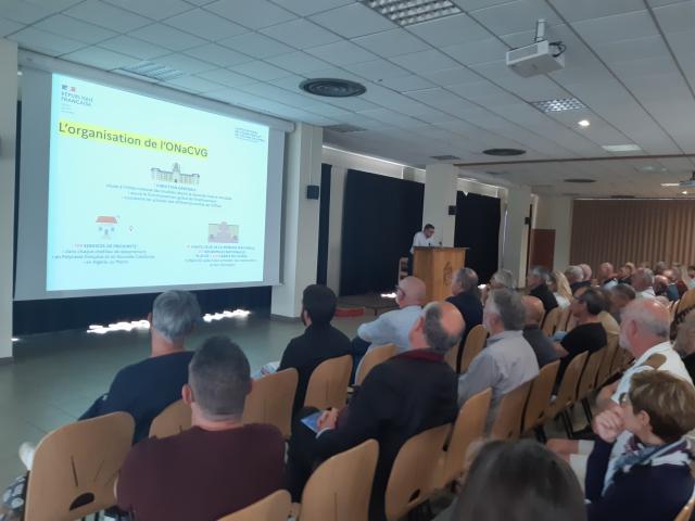 Présentation des missions de l'ONaCVG par le directeur du SD49
