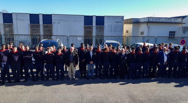 Les volontaires de l'EPIDE et les témoins