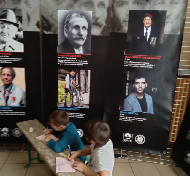 Travail sur l'exposition 