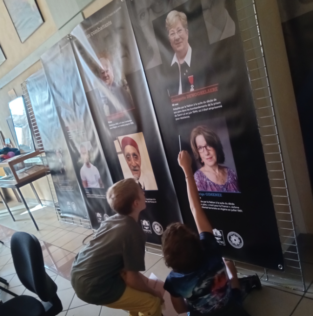 Travail sur l'exposition 