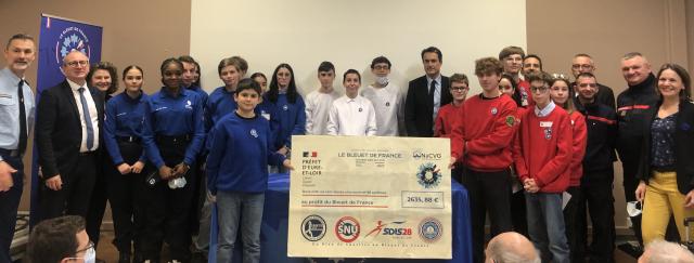 remise chèque Bleuet