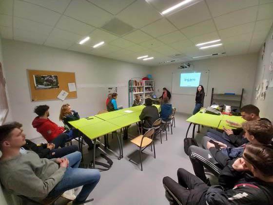 Projection chez les apprentis d'auteuils de Caussade