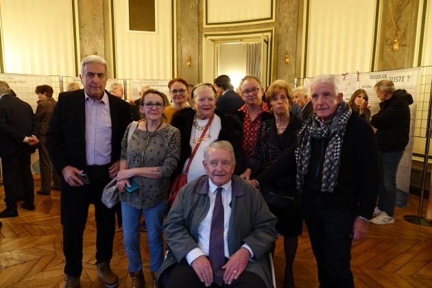 Descendants de Marie SAGNIER « Juste parmi les Nations » © préfecture du Cantal