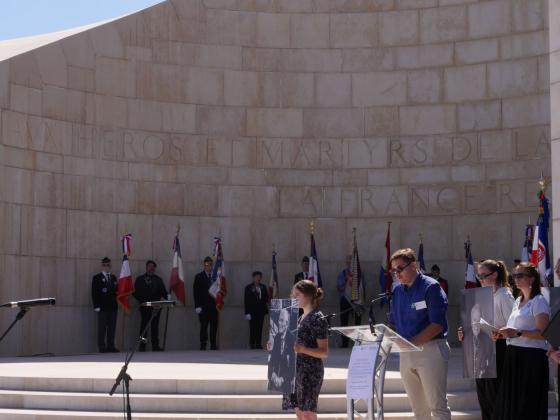 -	Lecture des biographies des déportés